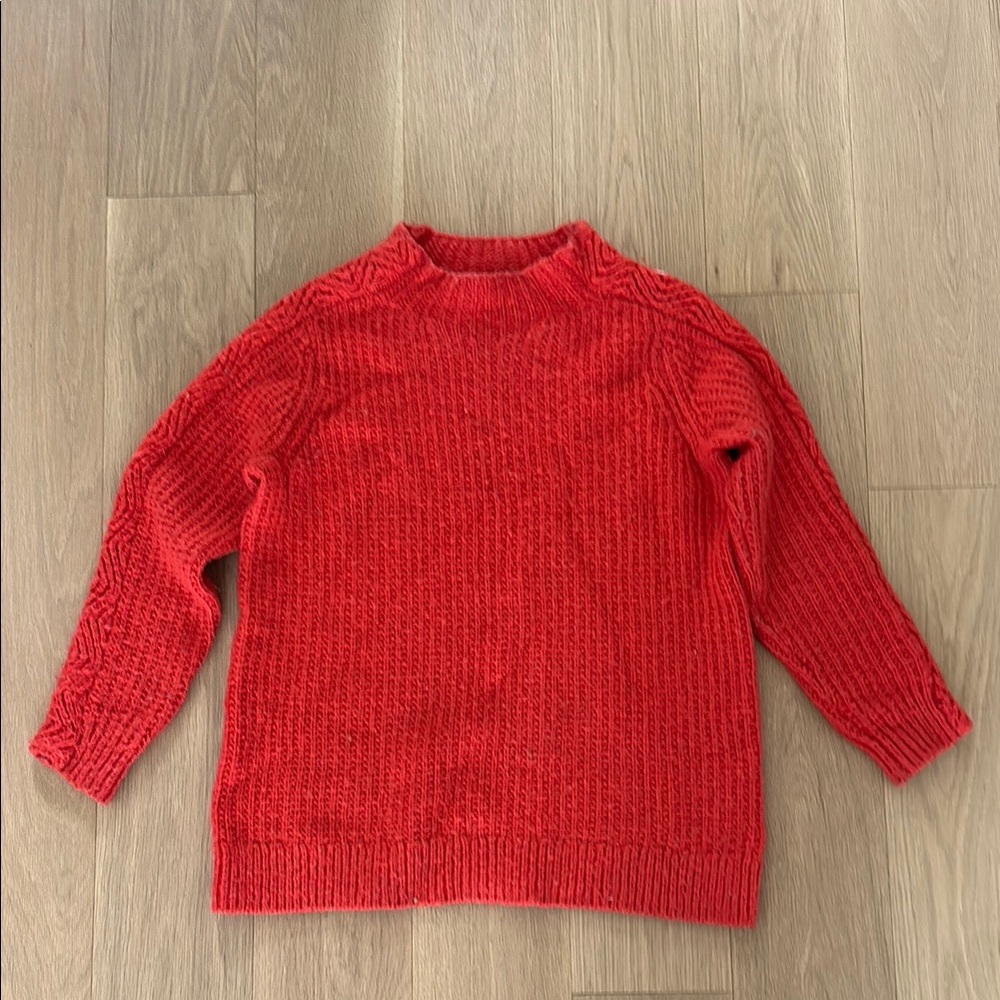 Cozy Red Women's Sweater